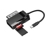 Portable 4 in 1 Memory Card Reader for TF MS Card USB3.0 Interface Universal Device Portable Card Reader for PC Laptop