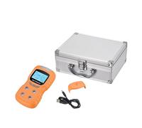 Portable 4 In 1 Multi Gas Detector, Rechargeable LCD Display Sound Light Shock Air Quality Test For Work, Home High Stability and Sensitivity(Orange)