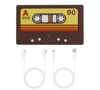 Portable 4-Port USB3.0 Hub with 2 Type-C Adapters 5Gbps Fast Charging & Data Sync for Multiple Devices USB Splitter