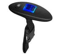 Portable 40kg Luggage Scale with LCD Display Sturdy Home Travel Weighing Device Black