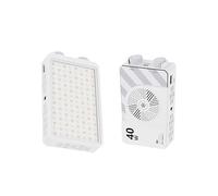 Portable 40W RGB 120 LED 2500~9000K 8000Lux CRI95+ TLCI98+ Dual Color Temperature 6400Mah Rechargeable Pocket Flat Fill Light White with 1/4" Thread for Selfie, Taking Pictures and Live