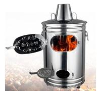 Portable 410 Stainless Steel Burn Cage for Outdoor Trash Burning, Incinerator Burn Bin with Stand, Ideal for Courtyard & Garden, 30x30x57cm, FGCEAGUDY-30x30x57CM