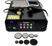 Portable 448K Tecar Physical Therapy Loss Weight Machine,CET/RET Body Deep Care Therapy Diathermy Machine,Skin Tightening Machine,with Negative Plate/Fascia Knife