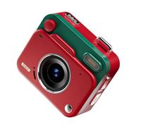 Portable 44g Vintage Digital Camera with 3 Straps Lightweight, D | Digital Camera 12MP Video, Ultra-Portable, Vintage, Smartphone Sync, Ideal for Kids and Beginners