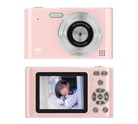 Portable 48MP Digital Camera with For 16x Zoom for Capturing Memorable Moments (Pink)