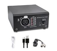 Portable 48V Power Supply 2m 3pin Cable Mobile Hearing Solution Power Supply with 3.5mm Type C Connection