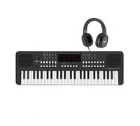 Portable 49-Key MIDI Keyboard - Mini Electric Piano Keyboard for Kids & Beginners, Headphones USB-C