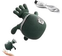 Portable 4D Kneading Neck and Shoulder Massager with Heat - Shiatsu Deep Tissue Massage, Simulated Human Hand Design, Cordless Electric Massager for Back Pain Relief, Home Office Use