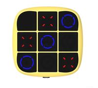 Portable 4in1 For Tic For Tac Toe Game for Adults Engaging Puzzle to Enhance Memory Skills in Fun Gameplay (Yellow )