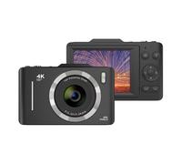Portable 4K Digital Camera 48MP Video with 16X Built-in Flash Anti-shake Rechargeable Battery for Teens Students Friends