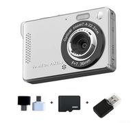 Portable 4K Digital Camera Vlogging 50MP With 16X Optical Zoom And 2 8 Inch LCD Screen Supporting Expandable Memory Cards Up To 64GB(Silver 32G)