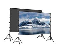 Portable 4K HD Projector with 160° Viewing Angle 100 Inch Screen Perfect for Home Theater Camping Office Presentations Includes Carrying Bag Outdoor Movie Experience