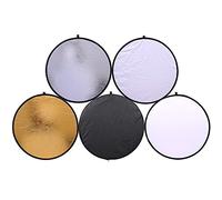 Portable 5 in 1 Photography Collapsible Multi-Disc Lighting Reflectors Foldable Round Reflector for Studio Situation