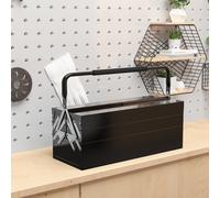 Portable 5-Tray Metal Tool Box Steel Tool Chest Cabinet