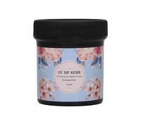 Portable 50g/100g UV Resin Set for Craft Supplies Decoration and Jewelry Fast Curing Includes 31 Inch Wires Daily Use Crystals Clear Resin