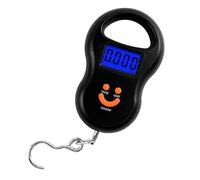 Portable 50Kg 10g Hanging Scale Digital Scale BackLight Electronic Fishing Weights Pocket Scale Luggage Scales Black Multiple Functions