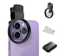 Portable 52mm Polarizing Filter for Phone, Clip-on CPL Phone Camera Lens Filter,Circular Polarized Lens with Upgraded Clip,Compatible with Most Cell Phones