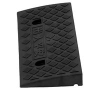 Portable 5cm Thick Plastic Curb Ramp for Car Vehicle, Driveway & Loading Dock - Ideal Threshold Slope Ramp (Black)