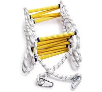 Portable 5M Emerncy Escape Rope Ladder, Safe Ladder for Quick Evacuat, & Lightweight, Ideal for Home, Office, and Camping Use