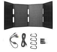 Portable 60W 18V/12V/5V ETFE Solars Panel Charging with Multiple Voltages Outputs for Camping and Travel Daily Use Folding Solars Panel