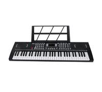 Portable 61 Key Professional Digital Piano Electronic Portable Electronic Keyboard Piano Keyboard Piano (Color : Bk)