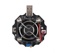 Portable 65W DC Load Tester 5-24V with Cooling Fan for Battery Capacity and Charging System Analysis(65W)