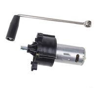 Portable 6V 24V Wind Power Generator with Hand Crank and Hydraulic Motor for Backup Lighting and Learning Projects