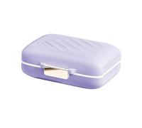 Portable 7 Compartment Pills Box Odors Proof Sealed Resistant Light Blocking Case for Travel Medicine Storage Portable Pills Box