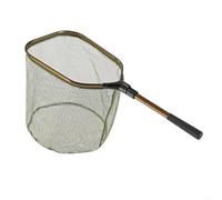 Portable 78cm Fishing Folding Landing Net Made Of Aluminum Alloy With Telescopic Shaft, Glued Anti Hanging Mesh, And Rubber Non Slip Grip