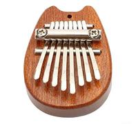 Portable 8-Key Music Box for For mini Kalimba with Wooden Build, Thumb Playing Feature, by Spirited Away for Unique Musical Experience