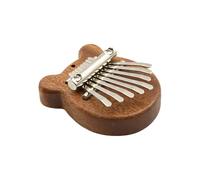 Portable 8 Keys Small Finger Piano Wood Finger Piano Thumb Musical Instrument Kids And Adult Enduring Portable Wood Pocket Thumb Beginner Keyboard Instrument