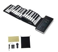 Portable 88 Key Roll Up Electronic Piano With 128 Rhythms And Sounds Professional Performance