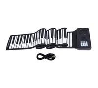 Portable 88 Key Rolls Up Piano Electronic Keyboard Foldable Electronic Piano Flexible Silicone Keyboard Easy To Carry