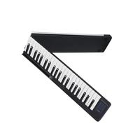 Portable 88 Keys Foldable Piano Digital Piano Multifunctional Electronic Keyboard Piano For Piano Student Instrument (Color : Bk)