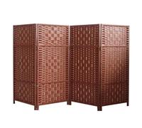 Portable 90 cm x 40 cm Folding Room Divider - Independent Space Separator, Easy to Move & Install, Ideal for Indoor Use (Set of 5)