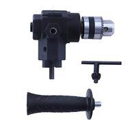 Portable 90° Three Jaw Chuck Corner Drill Adapter Bend Extension Chuck Drill Adapter for Narrow Space