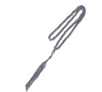 Portable 99 Piece Buddhist Prayer Beads Handmade Wooden with Elastic String for Spiritual Rituals Minimalist Spiritual Accessory