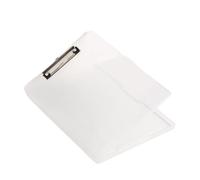 Portable A4 Clipboards File Folder Box Sturdy Plate Clip Design Multi-Functional for Efficient Paper Storage for Students Tools(Clear)