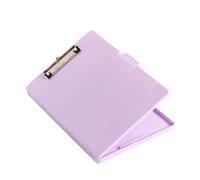 Portable A4 Clipboards File Folder Box Sturdy Plate Clip Design Multi-Functional for Efficient Paper Storage for Students Tools(Purple)