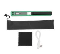 Portable A4 Document Scanner Handheld 900 DPI Multifunctional Image Scanner for Home Office (Green)