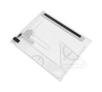 Portable A4 Drawing Board for Architects with Rulers and Tools | Plastic Construction, Lightweight and Sturdy, Precise Scales for Sketching and Outdoor Creation