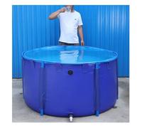 Portable Above Ground Pool - Large Canvas Pond with Flexible PVC Liner & Frame, Ideal for Koi, Goldfish Aquatic Rescue (1.5x1m) Holding Tank