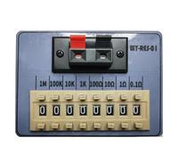 Portable ABS-Bodied Programmable Resistance Box WY-RES-01 for Dial & DIP Programming, 250 mW Power Rating, 0.1 Ω Minimum Step (WY RES 01)