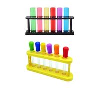 Portable ABS Graduated Tubes Dropper Pipettes Set for Liquid Handling in School Laboratories and Science Project Light Set