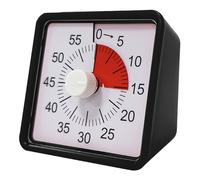 Portable ABS Kitchens Timer 60 Minutes Quiet Countdowns with Large Display for Accurate Time Management Study Office Use Kitchens Timer