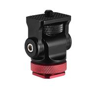 Portable ABS & Metal Monitor Mount Cold Shoe Adapter Adjustable Monitor Holder Small Cold Shoe Adapter for Camera