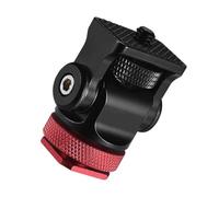 Portable ABS & Metal Monitor Mount Cold Shoe Adapter Adjustable Monitor Holder Small Cold Shoe Adapter for Camera