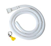 Portable AC Drain Hose,Flexible Leak-Proof Pipe,with Clamp AC Water Drain Hose - for Dishwasher Semi-Automatic Washing Machine Outdoor Unit