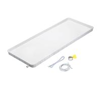 Portable AC Drip Pan - Plastic Condensate Drain Tray for Window Air Conditioners & Split Heat Pump Systems - Indoor/Outdoor Use, Prevents Water Damage