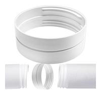 Portable AC Exhaust Coupler | Hose Adapter 5.1in 5.9in | Connector Fitting for Cooling Unit, Garage, Car, Duct Vent, Indoor Room Use, Airflow Extension, Climate Control Tool